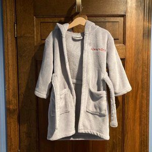 My 1st Years Made With Love 2-3Y Gray Fleece Robe